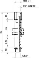 Kompensator poziomu G1/8" (3350069) - Piab