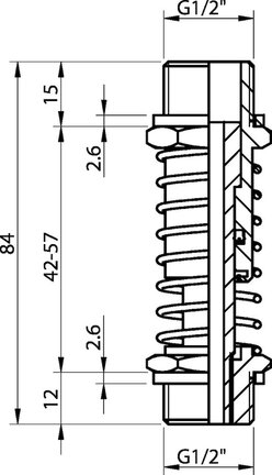 Kompensator poziomu G1/2" (3350071) - Piab