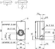 Eżektor MINI L28, płyta przyłączeniowa B2, uszczelnienia NBR (0102845) - Piab