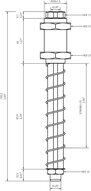 Kompensator poziomu KSPH-M20-1M-75A, nieobrotowe (0208905) - Piab