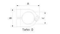 Zacisk wahliwy Ø25 KSK25-25  (0213431) - Piab