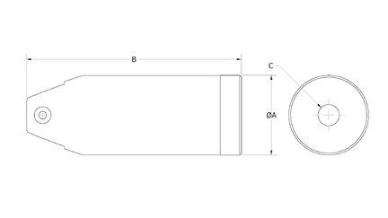 Nożyce do wyprasek MR20M (E16005000) (0213211) - Piab