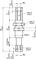 Kompensator poziomu LC12-F0510, M5 żeński, Ugięcie 10 (0127103) - Piab