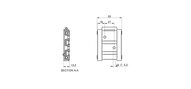 Szyna montażowa2, 2x komplet P3010  (0106162) - Piab