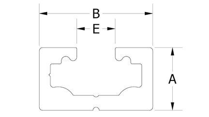 Profil aluminiowy L-18/10, L=2 m (E10501200) (0212999) - Piab