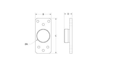 Adapter do nożyc SN-HP 10-20 (E30602220) (0213241) - Piab