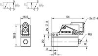 Przełącznik próżniowy, pneumatyczny, wstępnie ustawiony (NC) 30 -kPa - Piab
