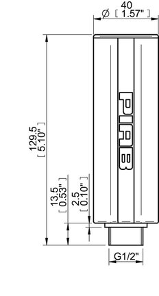 Tłumik G½" (3216001) - Piab