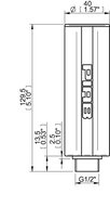 Tłumik G½" (3216001) - Piab