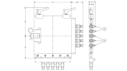 Uchwyt montażowy systemu szybkiej wymiany SWM 1 (E10005000) (0212936) - Piab