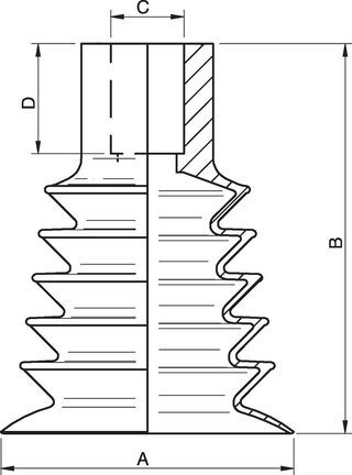 Przyssawka wielomieszkowa VL60BL G1/4"-G1/8" (0202746) - Piab
