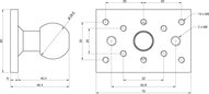Przyłącze pod próżnię centralną LCS C PMAT X6020 RH (0121176) - Piab