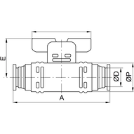 Zawory kulowe wtykowe ON/OFF - PNEUER