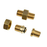 Adapter 3-częściowy gwintowany mosiężny R1/2 (0929 01 21) - Legris