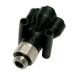 Złącze trójnik Y z gwintem 6 mm G1/8 (3132 06 10) - Legris