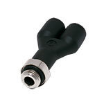 Złącze trójnik Y z gwintem 10 mm G3/8 (3158 10 17) - Legris