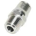 Złącze proste z gwintem stal nierdzewna 8 mm R3/8 (3805 08 17) - Legris