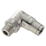 Złącze kątowe 90° wtykowe stal nierdzewna 6 mm NPT1/8 (3889 06 11) - Legris