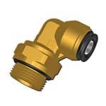 Złącze kątowe 90° z gwintem 8 mm M22x1,5 (C8UNPMB8M22) - Legris