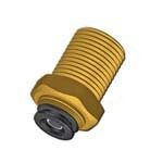 Złącze grodziowe 8 mm M18x1,5 12 mm (WEONPMB8-12L) - Legris