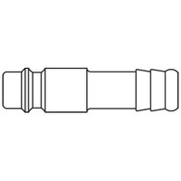 Króciec szybkozłącza DN7,2 pod wąż śr. 6 mm (26SFTF06MXN) - Rectus