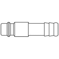 Króciec szybkozłącza DN7,2 pod wąż śr. 8 mm (26SFTF08MXX) - Rectus