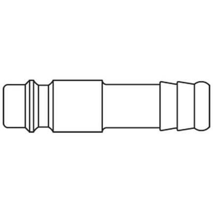 Króciec szybkozłącza DN7,2 pod wąż śr. 9 mm (26SFTF09MXX) - Rectus