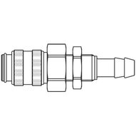 Szybkozłącze żeńskie DN5 panelowe pod wąż śr. 4 mm (21KATS04MPX) - Rectus