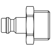 Króciec szybkozłącza DN5 gwint zewnętrzny M12x1,5 (21SFAD12MXX) - Rectus