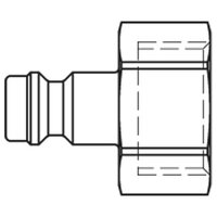 Króciec szybkozłącza DN5 gwint wewnętrzny M14x1,5 (21SFIM14MXX) - Rectus