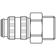 Szybkozłącze żeńskie DN5 gwint zewnętrzny G1/8 (21KBAW10MPN) - Rectus