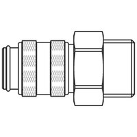 Szybkozłącze żeńskie DN5 gwint zewnętrzny M14x1,5 (21KBAD14MPN) - Rectus