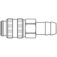 Szybkozłącze żeńskie DN5 pod wąż śr. 6 mm (21KBTF06MPX) - Rectus