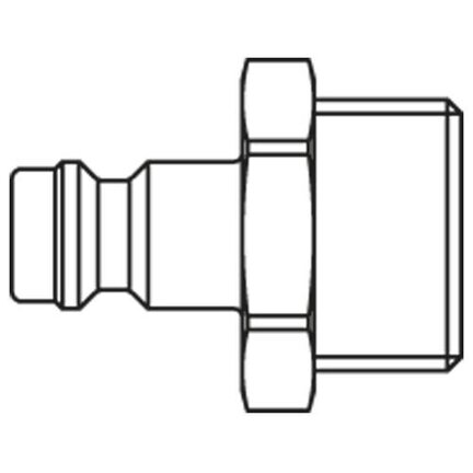 Króciec szybkozłącza DN5 gwint zewnętrzny M12x1,5 (21SBAD12MPX) - Rectus