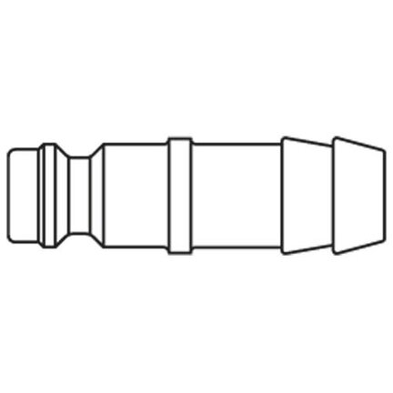 Króciec szybkozłącza DN5 pod wąż śr. 10 mm (21SBTF10MPN) - Rectus