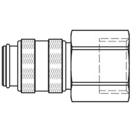 Szybkozłącze żeńskie DN5 gwint wewnętrzny G3/8 (21KLIW17MPX) - Rectus