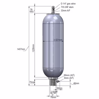 Akumulator hydrauliczny, wysokociśnieniowy, pęcherzowy (3700A-00-341) - Parker