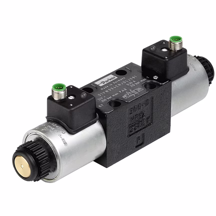 Rozdzielacze hydrauliczne CETOP wersja niskoprądowa 8 Watt, seria D1VW - Parker