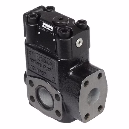 Zawory hydrauliczne, suchoodcinające, 2/3, do montażu flanszowego SAE, seria D5S - Parker
