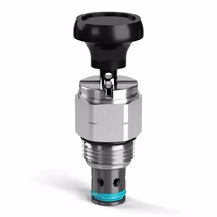Zawór hydrauliczny 2/2, grzybkowy, sterowany ręcznie, seria DL (DL081K) - Parker