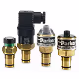 Wskaźniki różnicowe, zanieczyszczenia filtrów hydraulicznych, seria FMU/DPI - Parker