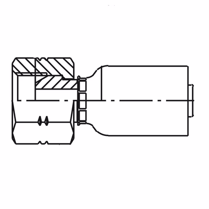 Końcówka do przewodów hydraulicznych, seria 56 (19256-4-3) - Parker