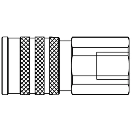Szybkozłącze hydrauliczne typu Flat Face o profilu ISO 16028, seria FEM (FEM-251-6FB) - Parker