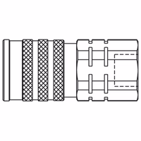 Szybkozłącze hydrauliczne typu Flat Face o profilu ISO 16028, seria IF (IF7510 RV) - Parker