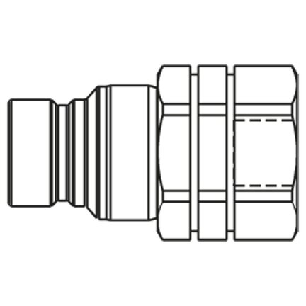Szybkozłącze hydrauliczne typu Flat Face o profilu ISO 16028, seria IF (IF6320 RV) - Parker