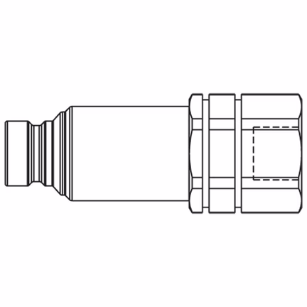 Szybkozłącze hydrauliczne typu Flat Face o profilu ISO 16028 (FEC-252-4FB) - Parker