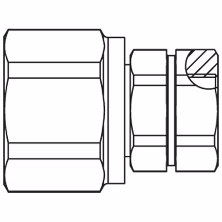 Szybkozłącze hydrauliczne, skręcane, seria QHPA (QHPA16-G4X6-C) - Parker