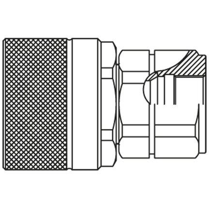 Szybkozłącze hydrauliczne, skręcane, seria QHPA (QHPA14-G4X4-C) - Parker
