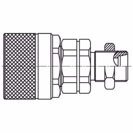 Szybkozłącze hydrauliczne, skręcane, seria QHPA (QHPA14-E7X6-C) - Parker
