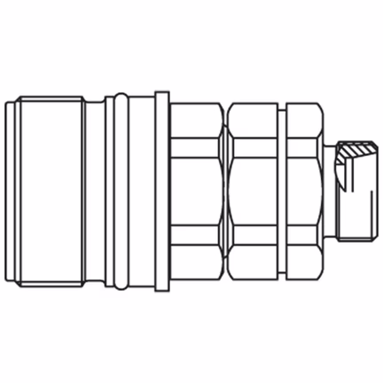 Szybkozłącze hydrauliczne, skręcane, seria QHPA (QHPA53-D7X3-C) - Parker